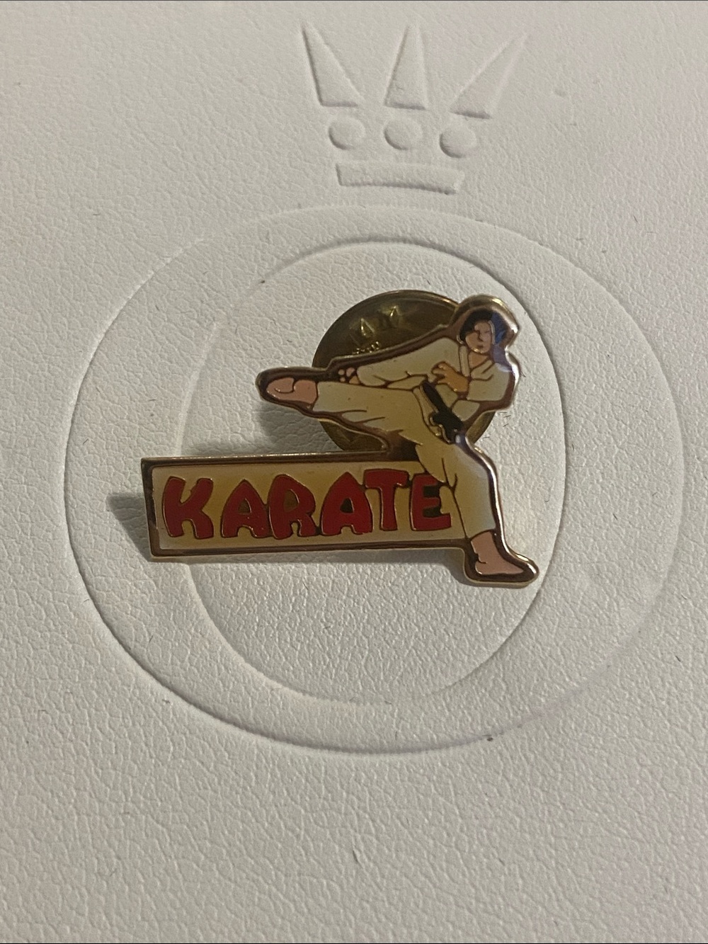 Vintage Karate Enamel Pin